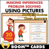 Boom™ Cards Making Inferences & Problem Solving (Choices &