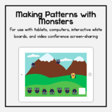 Boom Cards: Making Patterns with Monsters