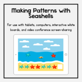 Boom Cards: Making Patterns with Seashells