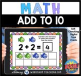 Boom Cards Math Add to 10 Ten Frames Digital Task Cards Di