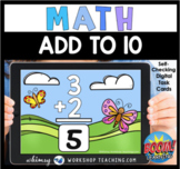 Boom Cards Math Add to 10 Vertical Digital Task Cards Dist