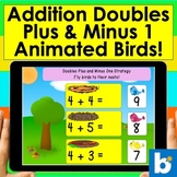 Boom Cards Math  Addition to 20 Doubles Plus Minus 1 Strat