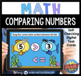 Boom Cards Math Comparing Numbers to 25 Greater Less Than 