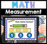 Boom Cards Math Measurement Using Ruler Inches Distance Learning