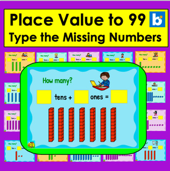 Preview of Boom Cards Math Place Value - Interactive Self-Checking Digital Center