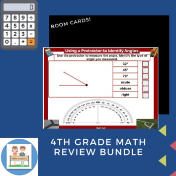 Preview of Boom Cards: Math Review Bundle