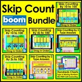 Boom Cards Math:  Skip Counting BUNDLE:  Count by 2, 5, an