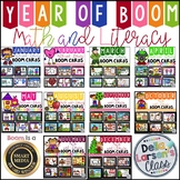 Boom Cards Math and Literacy Year Long Bundle
