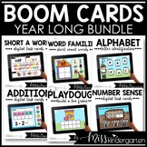 Boom Cards™ Distance Learning | Math & Literacy Task Cards Bundle