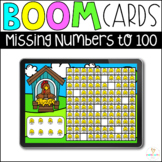 Boom Cards Missing Numbers to 100 Digital Activities Dista