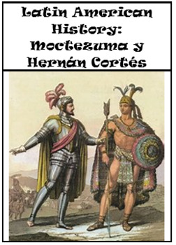 Preview of Boom Cards: Moctezuma y Hernán Cortés