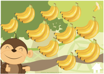 Boom Cards Monkeys And Bananas By Primary Punch Tpt