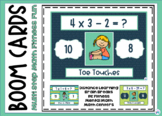 Boom Cards-Multi Step Math Fitness Fun *Distance Learning 