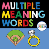 Boom Cards | Multiple Meaning Words | Speech Therapy Dista