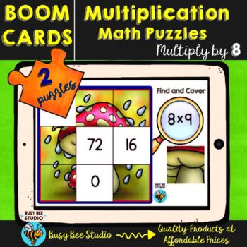 Multiplication Facts Fluency Boom Cards Games | Multiply by 8 | TPT