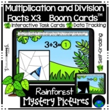Boom Cards™ Multiplication and Division Facts by Three Rai