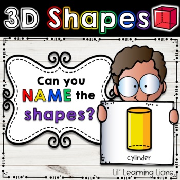 Boom Cards Name The 3d Shape By Lil Learning Lions Tpt