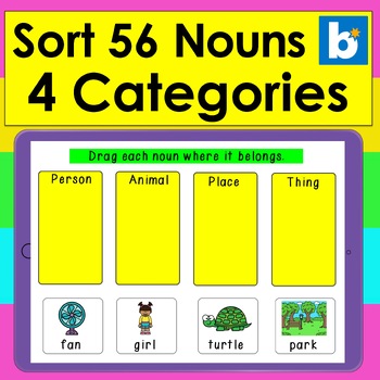 Person Place Thing Animal Teaching Resources | TPT