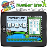 Boom Cards - Number Line Addition and Subtraction to 10