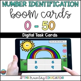 Boom Cards Number Recognition to 50