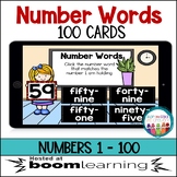 Boom Cards | Number Words 1-100