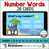 Boom Cards | Number Words 1-20