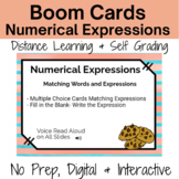 Boom Cards Numerical Expressions Distance Learning Virtual