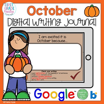 Preview of Digital October Writing Journal