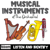 Boom Cards™ Listening and Identifying Instruments of the O