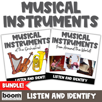 Preview of Boom Cards™ Orchestra and World Music Ear-Training Bundle