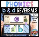 Boom Cards Phonics B & D Reversals Digital Task Cards Dist