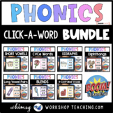 Boom Cards Phonics Click A Word Bundle Distance Learning