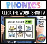 Boom Cards Phonics Click The Word Short A Digital Task Car