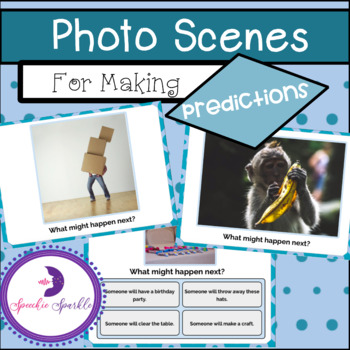 Preview of Boom Cards - Photo Scenes For Making Predictions (Distance Learning)