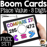Boom Cards™ Place Value Comparing 3 Digit Numbers Distance
