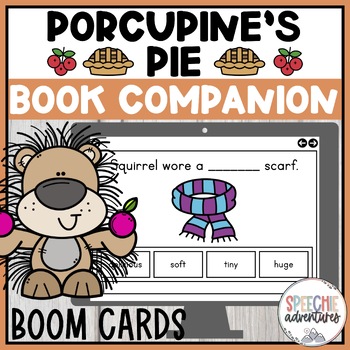 Preview of Porcupine's Pie Book Companion Boom Cards