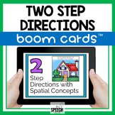 Boom Cards Two Step Directions with Spatial Concepts No Pr