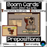 Boom Cards Prepositions Safari Hyena and Drum