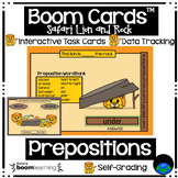 Boom Cards Prepositions Safari Lion and Rock