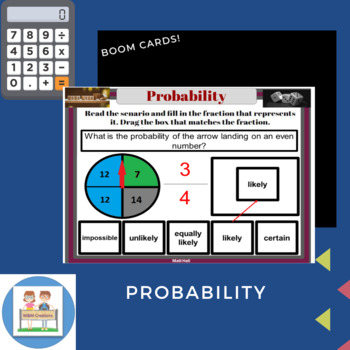 Preview of Boom Cards: Probability