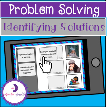 Preview of Boom Cards - Problem Solving: Identifying Solutions (Distance Learning)
