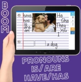 Boom Cards: Pronouns, "To be," and "Have"/"Has"  (distance