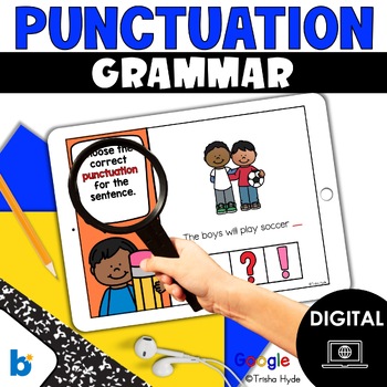Preview of Punctuation | Grammar | Conventions | Boom Cards