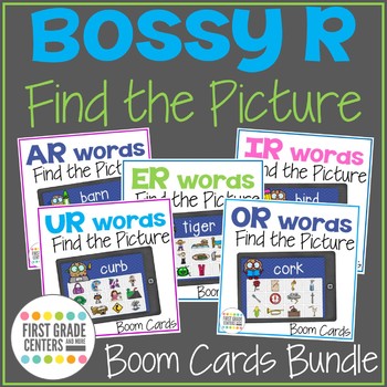 Preview of Bossy R Boom Cards | R Controlled Vowel Games