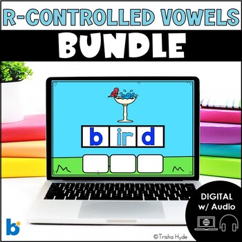Preview of R Controlled Vowel ER IR UR | Bundle | Phonics | Boom Cards