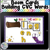 Boom Cards Building and Blending CVC Words for Literacy Centers