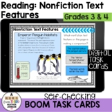 Boom Cards Reading Nonfiction Text Features (Penguins)