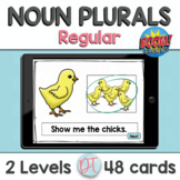 Boom Cards | Regular Noun Plurals | Grades K, 1st and 2nd