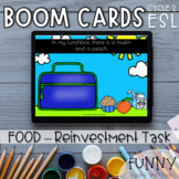 Boom Cards™ Reinvestment Task (Theme : FOOD)