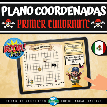 Preview of Boom Cards™ Representar PARES ORDENADOS en el PLANO DE COORDENADAS